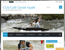 Tablet Screenshot of cadicanoekayak.com